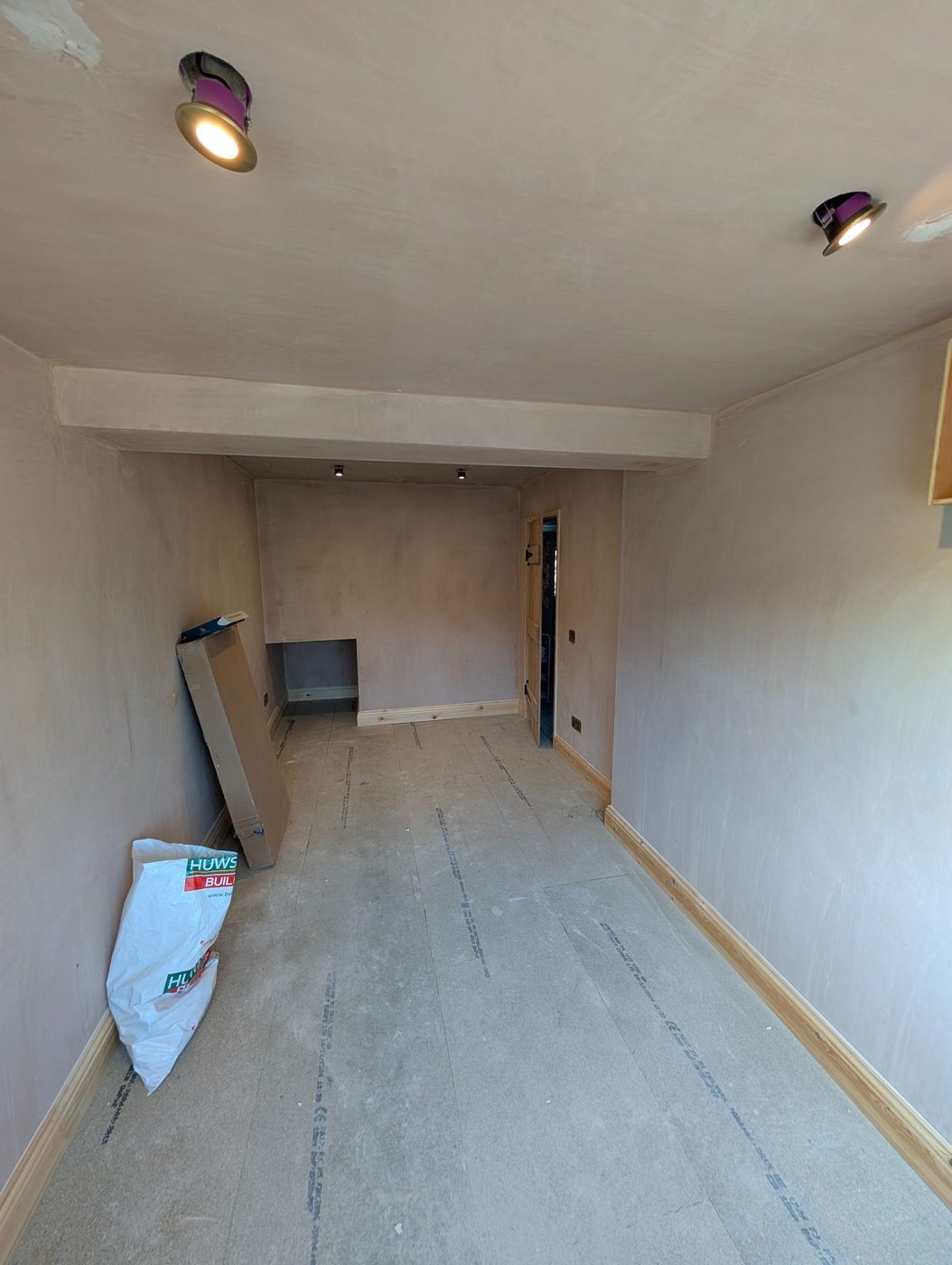 Garage conversion in progress